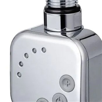 HOPA - Vykurovacia tyč BURG s termostatom - Farba vykurovacej tyče - Chróm, Typ pripojenia - Podomietkové, Výkon vykurovacej tyče - 120 W RDOHT112002