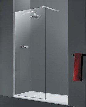 HOPA - Walk-in sprchovací kút LAGOS - Farba rámu zásteny - Hliník chróm, Rozmer A - 100 cm BCLAGO10CC