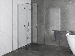 HOPA - Walk-in sprchovací kút VAYO - FARBA rámu - Chróm / Leštený hliník (ALU), Rozmer A - 140, Rozmer C - 200, Smer zatvárania - Univerzálne Ľavé / Pravé, Výplň - Číre bezpečnostné sklo - 8 mm BCVAYO140CC
