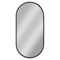 HOPA - Zrkadlo bez osvetlenia BRANDIS BLACK - Rozmer A - 40 cm, Rozmer C - 80 cm OLNZBRA4080B