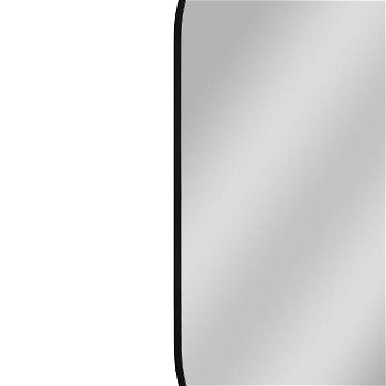 HOPA - Zrkadlo bez osvetlenia BRANDIS BLACK - Rozmer A - 50 cm, Rozmer C - 100 cm OLNZBRA5010B
