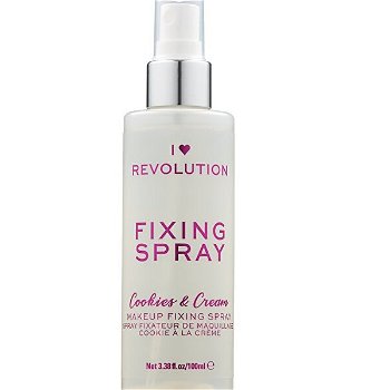 I Heart Revolution Fixačný sprej make-upu sušienky a šľahačka (Cookies & Cream Fixing Spray) 100 ml