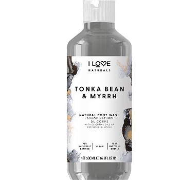 I Love Hydratačný sprchový gél Natura l s Tonka Bean & Myrrh ( Body Wash) 500 ml