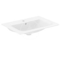 IDEAL STANDARD - Connect Air Umývadlo nábytkové, 64x46x17 cm, s prepadom, otvor na batériu, biela E028901