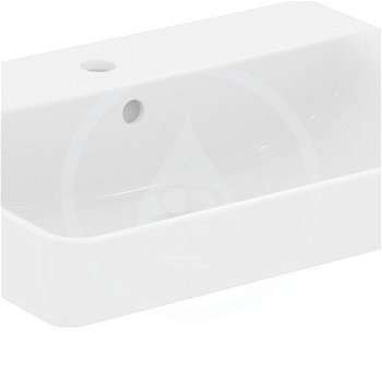IDEAL STANDARD - Connect Air Umývadlo Cube, 600x460x160 mm, s prepadom, otvor na batériu, biela E029801
