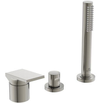 Ideal Standard Extra - Vaňová batéria 3-otvorová, ušľachtilá oceľ BD517GN