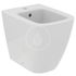 IDEAL STANDARD - i.Life S Stojaci bidet, 355x480 mm, s prepadom, otvor na batériu, biela T459501