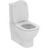 IDEAL STANDARD - Tesi WC kombi s doskou SoftClose, vario odpad, spodné napúšťanie, Aquablade, biela T371701