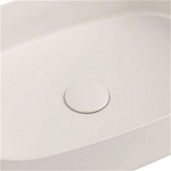 ISVEA - INFINITY OVAL keramické umývadlo na dosku, 55x36cm, Ivory 10NF65055-2K