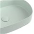 ISVEA - INFINITY OVAL keramické umývadlo na dosku, 55x36cm, zelena mint 10NF65055-2T