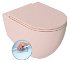 ISVEA - INFINITY závesná WC misa, Rimless, 36,5x53cm, ružová Salmon 10NF02001-2S