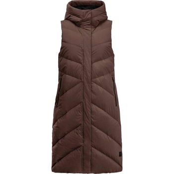 Jack Wolfskin MARIENPLATZ VEST W Dámsky páperový kabát, hnedá, veľkosť