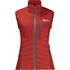 Jack Wolfskin ROUTEBURN PRO INS VEST W Dámska outdoorová vesta, oranžová, veľkosť