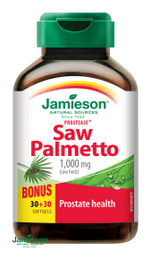 Jamieson Prostease ™ Saw Palmetto 125 mg na prostatu 60 tablet