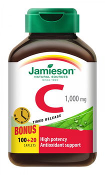 Jamieson Vitamín C 1000 mg s postupným uvoľňovaním 120 tabliet