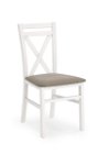 Jedálenská stolička Dariusz - biela / hnedá