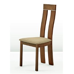 Jedálenská stolička Desi - buk merlot / hnedá