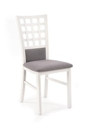 Jedálenská stolička Gerard 3 BIS - biela / svetlosivá