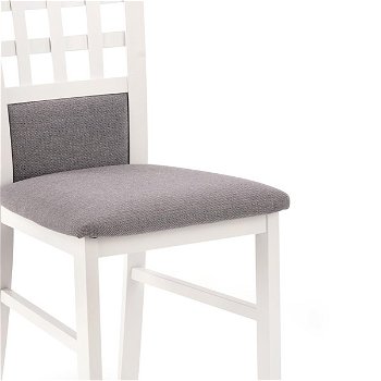 Jedálenská stolička Gerard 3 BIS - biela / svetlosivá