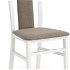 Jedálenská stolička Hubert 8 - biela / hnedá