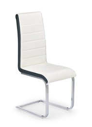 Jedálenská stolička K132 - biela / čierna