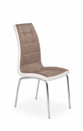 Jedálenská stolička K186 - cappuccino / biela