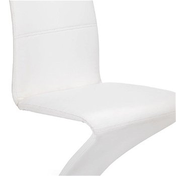 Jedálenská stolička K188 - biela