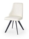 Jedálenská stolička K206 - biela / čierna