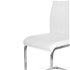 Jedálenská stolička K250 - biela / chróm