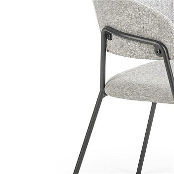 Jedálenská stolička K359 - sivá / čierna