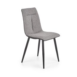 Jedálenská stolička K374 - sivá / čierna