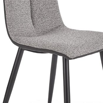 Jedálenská stolička K374 - sivá / čierna