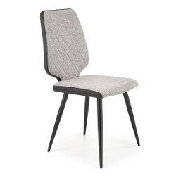 Jedálenská stolička K424 - sivá / čierna