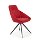 Červené halmar stoličky