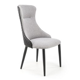 Jedálenská stolička K434 - sivá / čierna