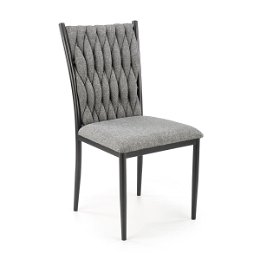 Jedálenská stolička K435 - sivá / čierna