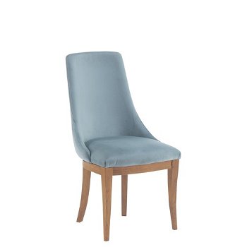 Jedálenská stolička Krzeslo U1 - svetlomodrá (Prestige-A3 71) / dub Como