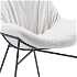Jedálenská stolička, látka s efektom brúsenej kože béžová, KALIFA