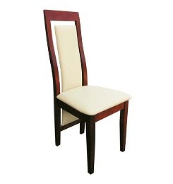 Jedálenská stolička Lisa - bawaria / smotanová (G105)