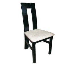 Jedálenská stolička Milano - wenge / krémový vzor