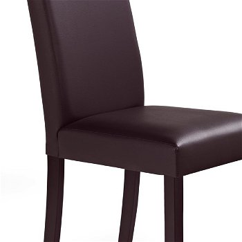 Jedálenská stolička Nikko - tmavý orech / tmavohnedá
