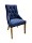 Modré luxusné jedálenské stoličky