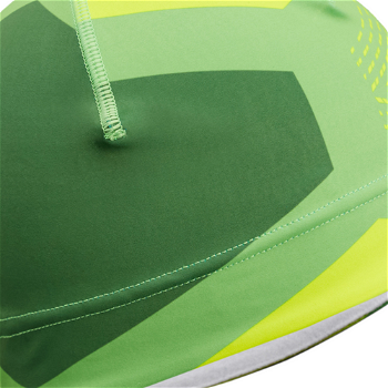 Jednovrstvová elastická čiapka Silvini Averau UA1535 green-neon
