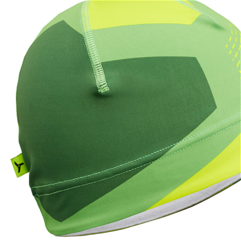 Jednovrstvová elastická čiapka Silvini Averau UA1535 green-neon