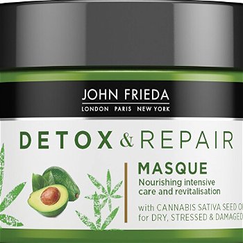 John Frieda Detox ikační maska pre poškodené vlasy Detox & Repair (Masque) 250 ml