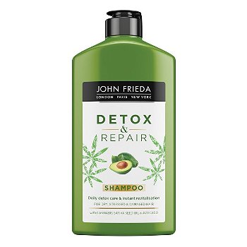 John Frieda Detox ikační šampón pre poškodené vlasy Detox & Repair (Shampoo) 250 ml