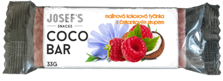 Josef 's snacks Čakanková tyčinka s lyofilizovanou malinou 33 g