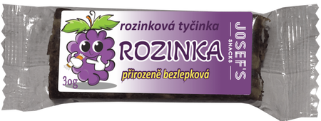 Josef´s snacks Hrozienka - ovocno kokosová tyčinka 30 g