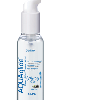 Joydivision Aquaglide Massage+Glide 2in1 NEUTRAL masážny gél 200 ml