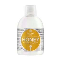 Kallos Hydratačný a revitalizačný šampón pre suché a poškodené vlasy KJMN (Honey Shampoo) 1000 ml